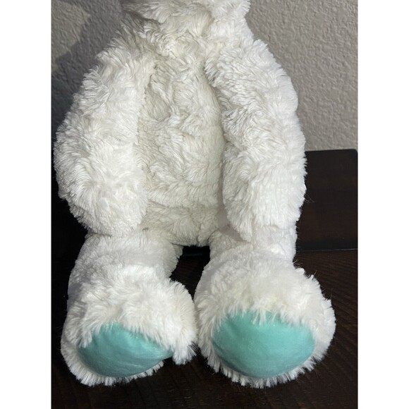 Pottery Barn Kids Llama Rare Retired Plush Stuffed Animal Pink Ears Blue Feet - Picture 3 of 10